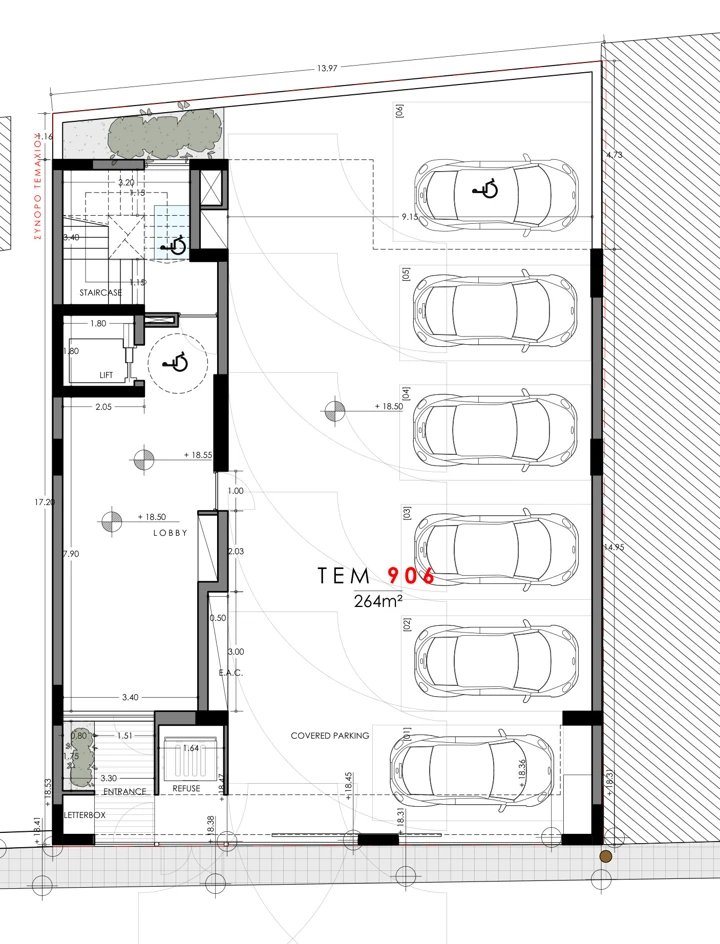 Aola Offices ground floor architectural plan